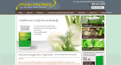 Desktop Screenshot of magiherbs.com