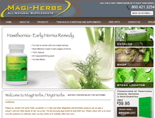 Tablet Screenshot of magiherbs.com